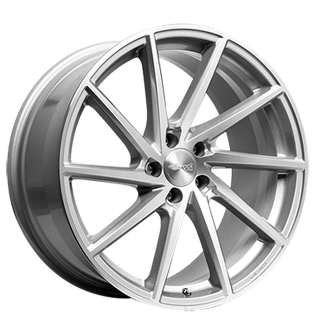 Brock B37C Kristallsilber Voll-Poliert Alufelge 9.5x20 ET31 5x120/64.1