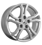 RC-Design TDG2 Kristallsilber Alufelge 7.5x17 ET40 5x114.3/60.1
