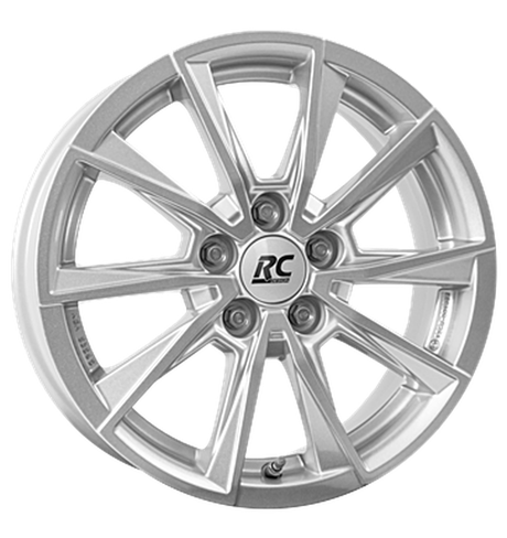 RC-Design TDG3 Kristallsilber Alufelge 6x15 ET45 5x100/54.1