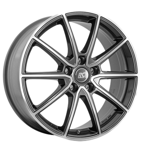 RC-Design RC32 Himalaya Grey Voll-Poliert Alufelge 8x19 ET47 5x112/66.55