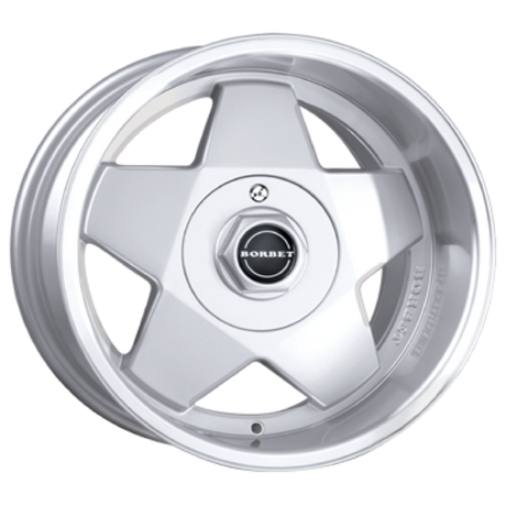 Borbet A silver polished Alufelge 7.5x16 ET20 5x130/72.5