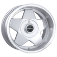 Borbet A silver polished Alufelge 7x15 ET35 4x108/63.4