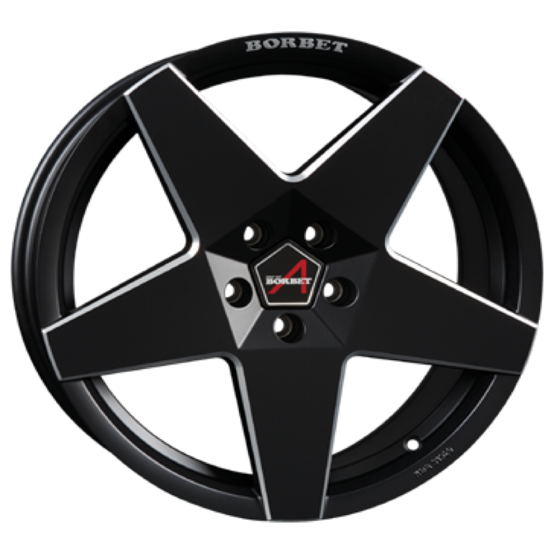 Borbet A neu black matt Alufelge 8x18 ET44 5x112/57.1