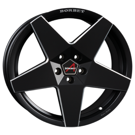 Borbet A neu black matt Alufelge 8x18 ET44 5x112/57.1