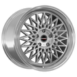 Borbet B silver rim polished Alufelge 8x18 ET40 5x114.3/72.5
