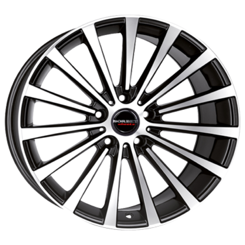Borbet BLX black polished matt Alufelge 8.5x19 ET45 5x108/72.5