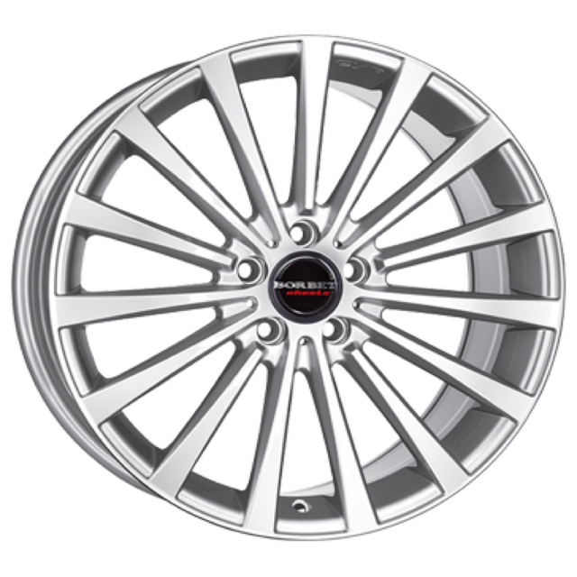 Borbet BLX brillant silver Alufelge 8.5x20 ET25 5x120/72.5