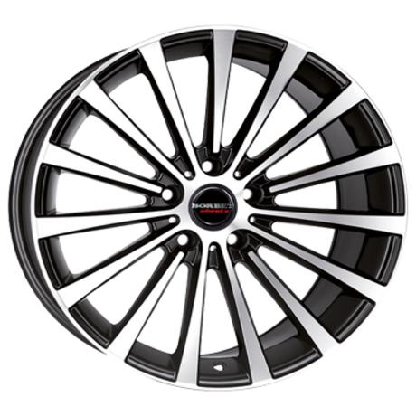 Borbet BLX black polished matt Alufelge 9.5x19 ET35 5x120/72.5