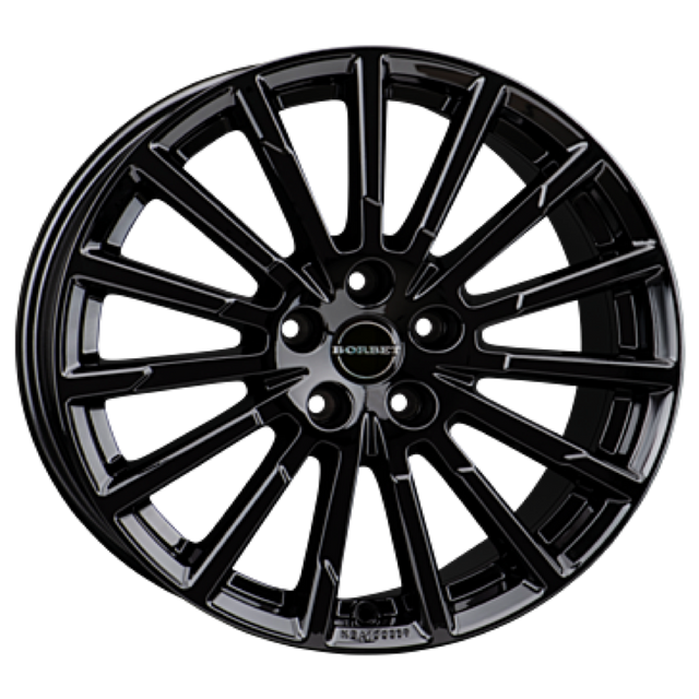 Borbet BX 15 black glossy Alufelge 8x18 ET42 5x108/72.5