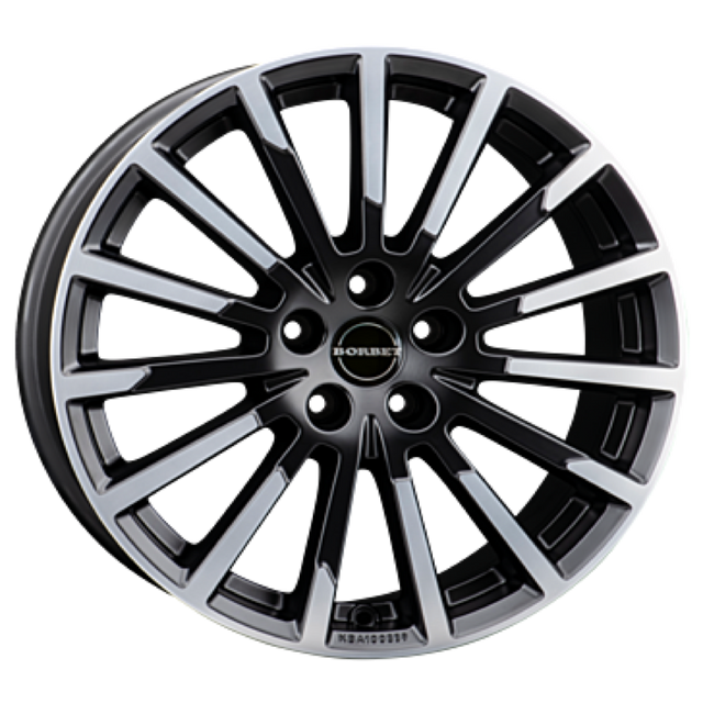 Borbet BX 15 black polished matt Alufelge 8x18 ET45 5x112/72.5
