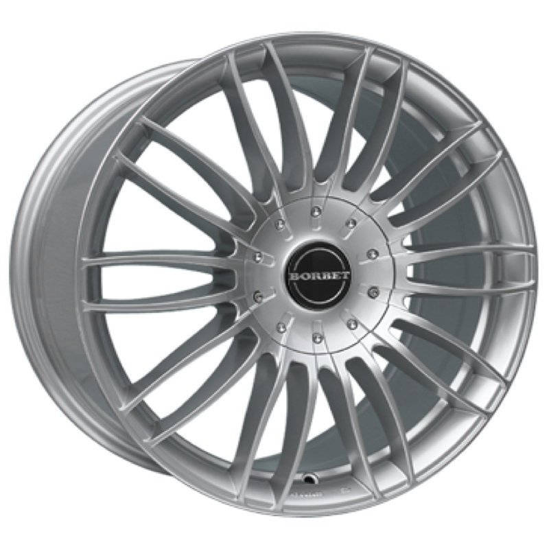 Borbet CW3 sterling silver Alufelge 10.5x21 ET35 5x120/74.1
