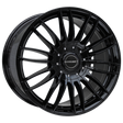Borbet CW3 black glossy Alufelge 7.5x17 ET61 5x118/71.1