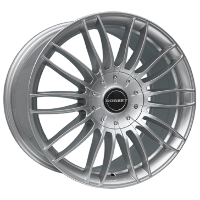 Borbet CW3 sterling silver Alufelge 8.5x19 ET35 5x127/71.6