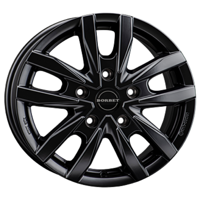 Borbet CW5 black matt Alufelge 6.5x16 ET60 5x160/65.1