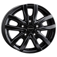 Borbet CW5 black matt Alufelge 6x16 ET68 5x130/78.1