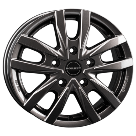 Borbet CW5 mistral anthracite glossy Alufelge 7.5x18 ET53 5x118/71.1
