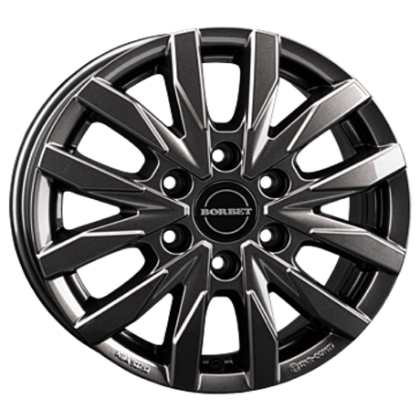 Borbet CW6 mistral anthracite glossy Alufelge 6.5x16 ET54 6x130/84.1