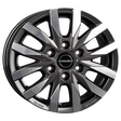 Borbet CW6 mistral anthracite glossy polished Alufelge 6.5x17 ET54 6x130/84.1
