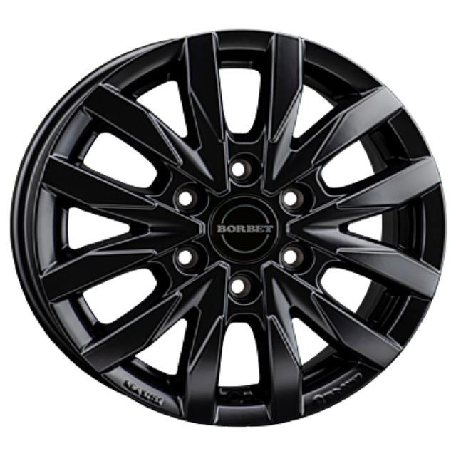Borbet CW6 black matt Alufelge 6.5x17 ET50 6x120/74.6