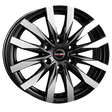 Borbet CW6 black polished matt Alufelge 7.5x18 ET47 6x130/84.1