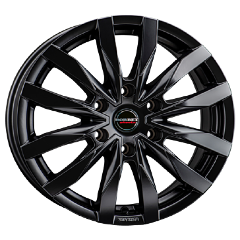 Borbet CW6 black matt Alufelge 7.5x18 ET45 6x120/74.6