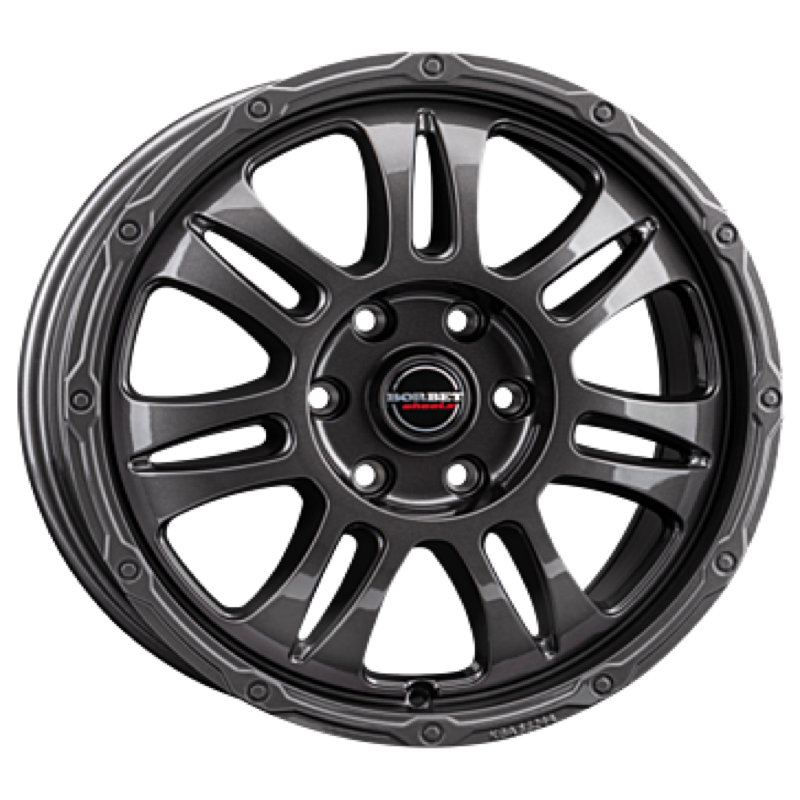 Borbet CW8 mistral anthracite glossy Alufelge 8x18 ET48 6x130/84.1