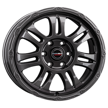 Borbet CW8 mistral anthracite glossy Alufelge 8x18 ET48 6x130/84.1