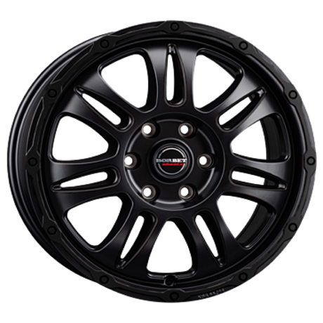 Borbet CW8 black matt Alufelge 8x18 ET50 5x118/71.1