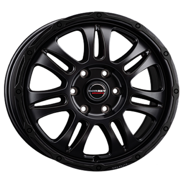 Borbet CW8 black matt Alufelge 8x18 ET50 5x118/71.1