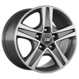 Borbet CWD mistral anthracite polished glossy Alufelge 6x15 ET68 5x118/71.1