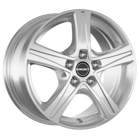 Borbet CWD crystal silver Alufelge 7x17 ET45,5 5x114.3/67.1
