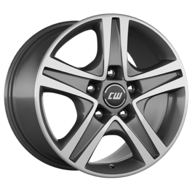 Borbet CWD mistral anthracite polished Alufelge 7x17 ET45,5 5x114.3/67.1