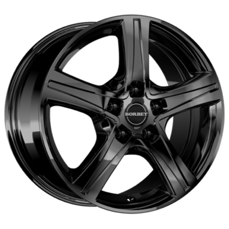 Borbet CWD black glossy Alufelge 7x17 ET45,5 5x114.3/67.1