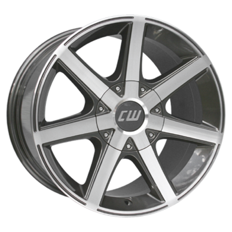 Borbet CWE mistral anthracite glossy polished Alufelge 7x16 ET40 5x130/84.1