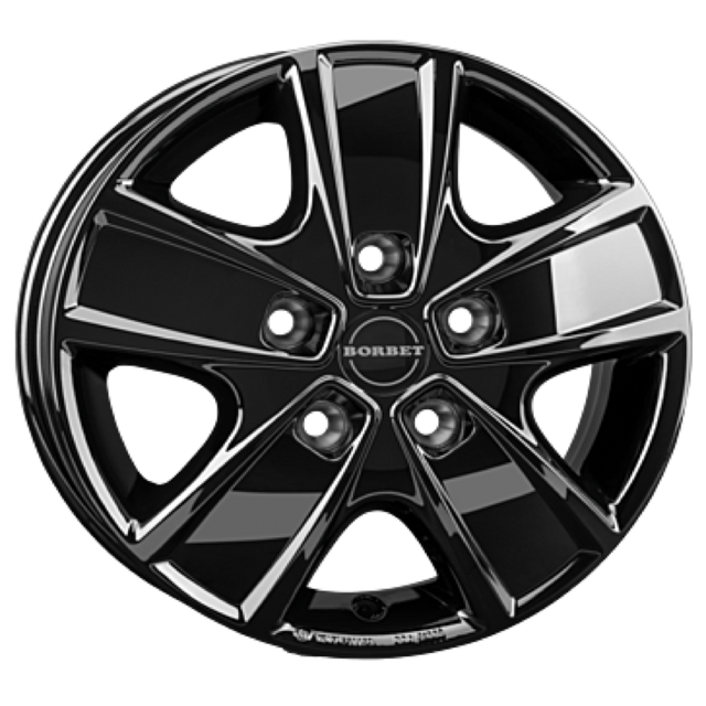 Borbet CWG black glossy Alufelge 6x16 ET68 5x118/71.1