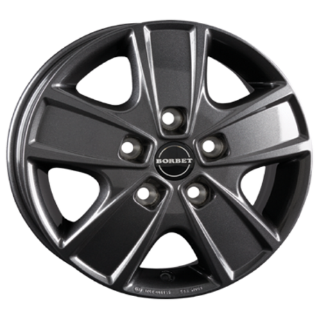 Borbet CWG mistral anthracite glossy Alufelge 6x16 ET68 5x118/71.1