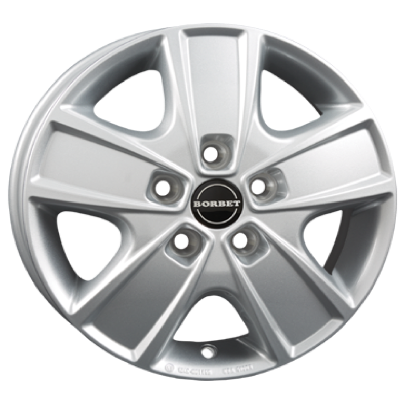 Borbet CWG crystal silver Alufelge 6x16 ET68 5x118/71.1