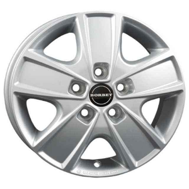 Borbet CWG crystal silver Alufelge 6x16 ET68 5x118/71.1