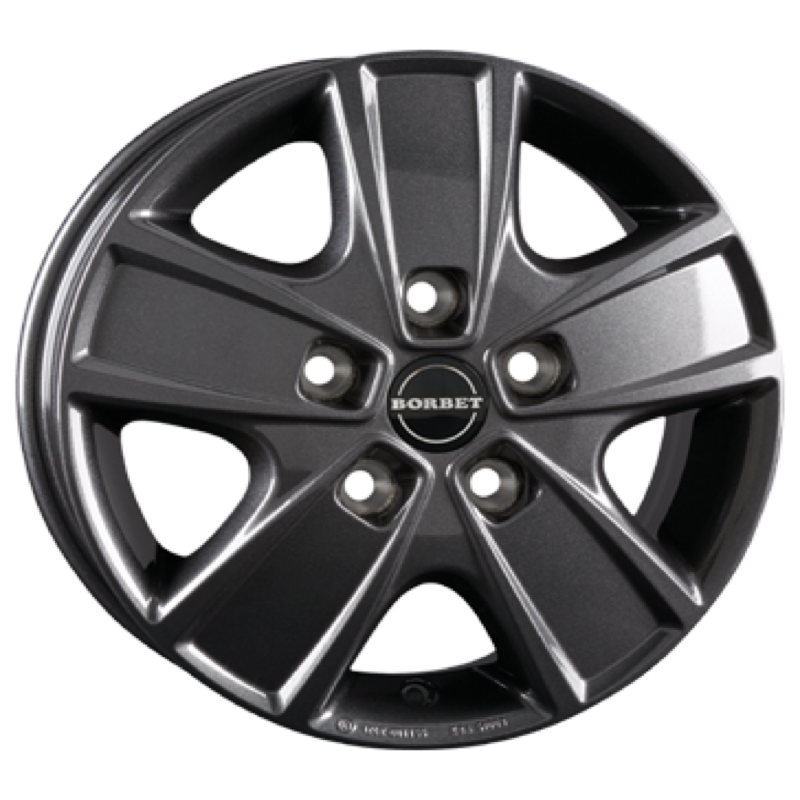 Borbet CWG mistral anthracite glossy Alufelge 6x16 ET68 5x130/78.1