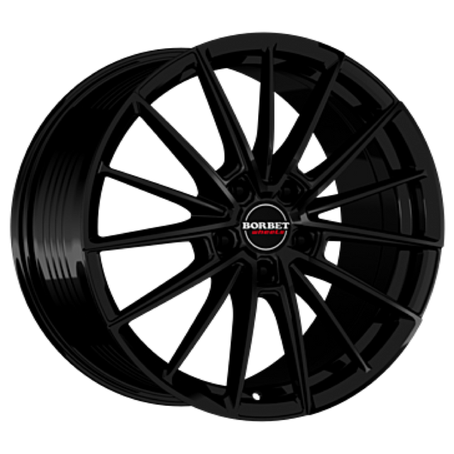 Borbet FB2 black glossy Alufelge 8.5x19 ET35 5x120/72.5