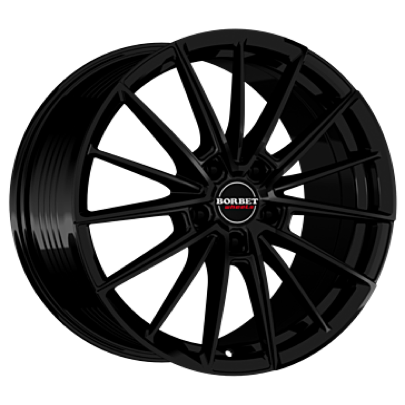 Borbet FB2 black glossy Alufelge 8.5x20 ET45 5x114.3/72.5