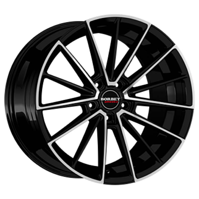 Borbet FB2 DC black polished matt Alufelge 9x20 ET38 5x120/72.5
