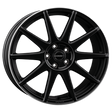 Borbet GTX black matt rim silver Alufelge 8x19 ET40 5x114.3/72.5