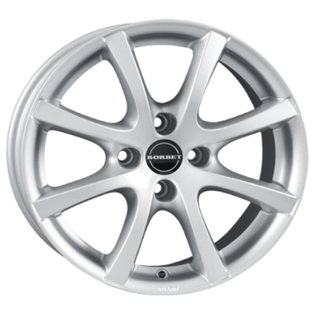 Borbet LV4 crystal silver Alufelge 7x16 ET15 4x108/65.1