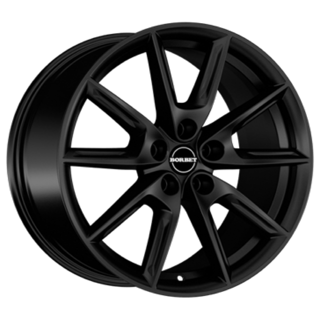 Borbet LX18 black matt Alufelge 8x18 ET45 5x108/72.5