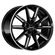 Borbet LX19 black matt silver spoke rim Alufelge 8x19 ET50 5x108/72.5