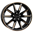 Borbet LX19 black glossy gold spoke rim Alufelge 8x19 ET50 5x114.3/72.5