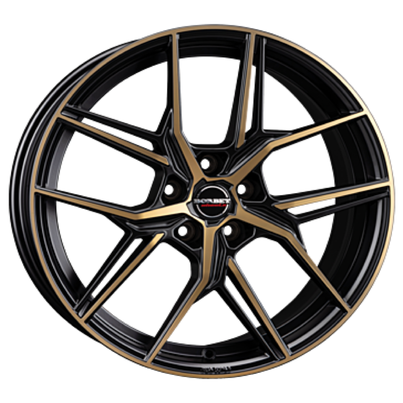 Borbet QX black bronze matt Alufelge 8x19 ET49 5x112/66.5