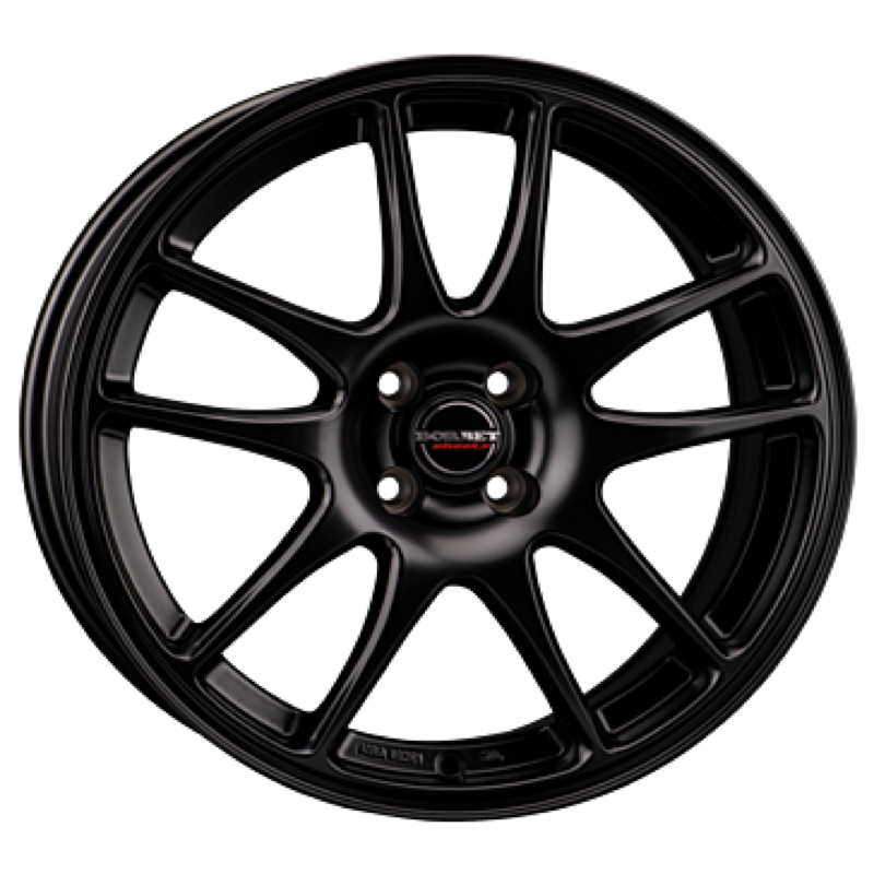 Borbet RS black matt Alufelge 7x17 ET35 4x100/64