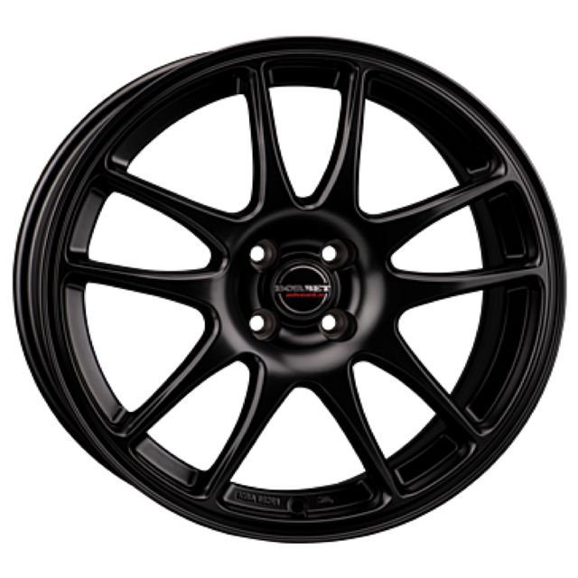Borbet RS black matt Alufelge 7x17 ET35 4x100/64